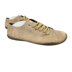 Camper Peu Tan Suede Leather Casual Shoes Womens Size 41 Slip On